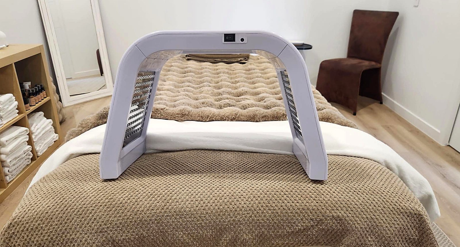 LED light therapy arch at Love Thy Skin