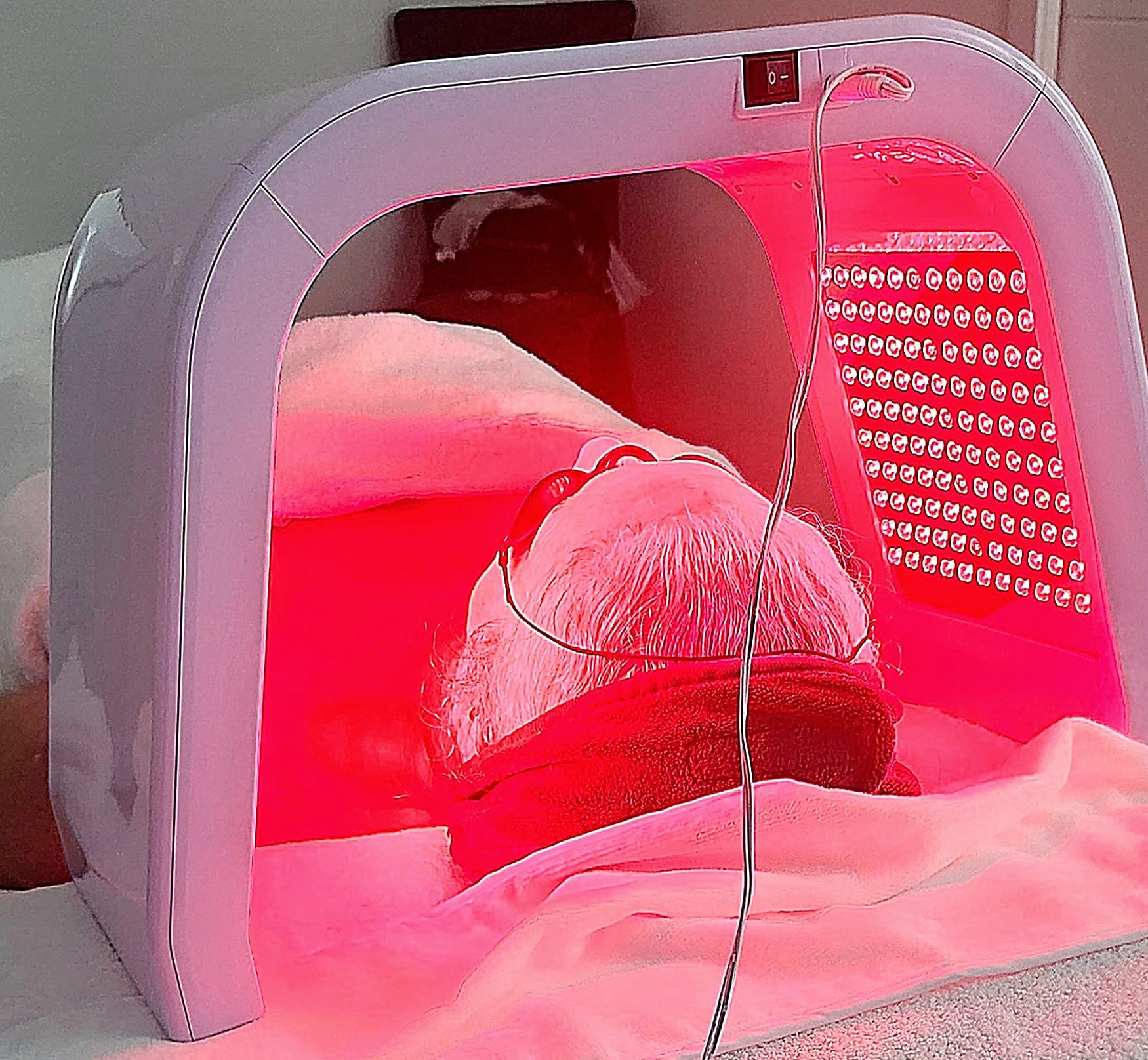 LED light therapy treatment at Love Thy Skin